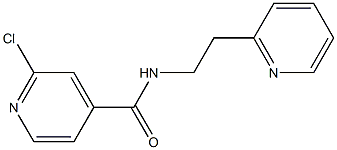  2-chloro-N-[2-(pyridin-2-yl)ethyl]pyridine-4-carboxamide