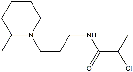 2-chloro-N-[3-(2-methylpiperidin-1-yl)propyl]propanamide|