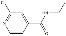 2-chloro-N-ethylpyridine-4-carboxamide,,结构式