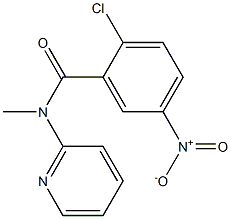 2-chloro-N-methyl-5-nitro-N-(pyridin-2-yl)benzamide