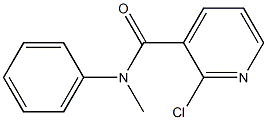 2-chloro-N-methyl-N-phenylpyridine-3-carboxamide,,结构式