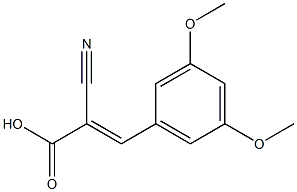 2-cyano-3-(3,5-dimethoxyphenyl)prop-2-enoic acid|