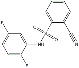 2-cyano-N-(2,5-difluorophenyl)benzenesulfonamide|