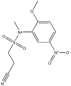 2-cyano-N-(2-methoxy-5-nitrophenyl)-N-methylethane-1-sulfonamido