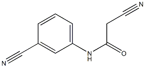 2-cyano-N-(3-cyanophenyl)acetamide Structure