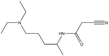 2-cyano-N-[4-(diethylamino)-1-methylbutyl]acetamide