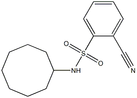 2-cyano-N-cyclooctylbenzene-1-sulfonamide