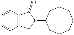 2-cyclooctyl-2,3-dihydro-1H-isoindol-1-imine 结构式