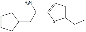 2-cyclopentyl-1-(5-ethylthiophen-2-yl)ethan-1-amine|