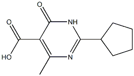 2-cyclopentyl-4-methyl-6-oxo-1,6-dihydropyrimidine-5-carboxylic acid