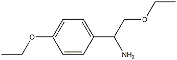 2-ethoxy-1-(4-ethoxyphenyl)ethanamine 化学構造式