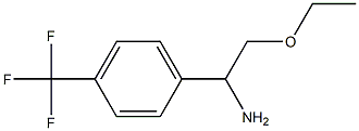 2-ethoxy-1-[4-(trifluoromethyl)phenyl]ethan-1-amine 结构式