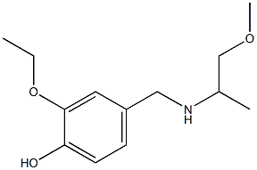 2-ethoxy-4-{[(1-methoxypropan-2-yl)amino]methyl}phenol