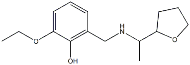  2-ethoxy-6-({[1-(oxolan-2-yl)ethyl]amino}methyl)phenol