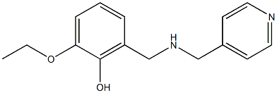 2-ethoxy-6-{[(pyridin-4-ylmethyl)amino]methyl}phenol