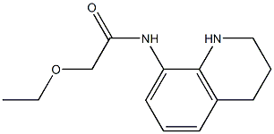 2-ethoxy-N-(1,2,3,4-tetrahydroquinolin-8-yl)acetamide 化学構造式