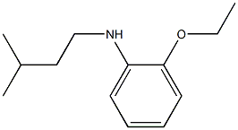 2-ethoxy-N-(3-methylbutyl)aniline,,结构式