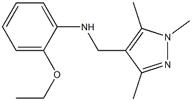 2-ethoxy-N-[(1,3,5-trimethyl-1H-pyrazol-4-yl)methyl]aniline Struktur