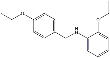 2-ethoxy-N-[(4-ethoxyphenyl)methyl]aniline Structure