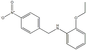 2-ethoxy-N-[(4-nitrophenyl)methyl]aniline Struktur