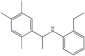 2-ethyl-N-[1-(2,4,5-trimethylphenyl)ethyl]aniline,,结构式