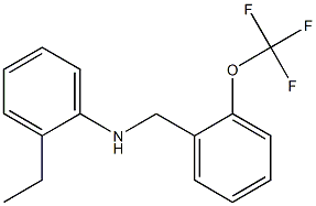 2-ethyl-N-{[2-(trifluoromethoxy)phenyl]methyl}aniline