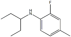  2-fluoro-4-methyl-N-(pentan-3-yl)aniline