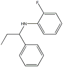 2-fluoro-N-(1-phenylpropyl)aniline Structure