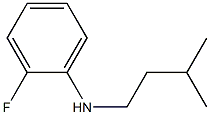 2-fluoro-N-(3-methylbutyl)aniline Structure