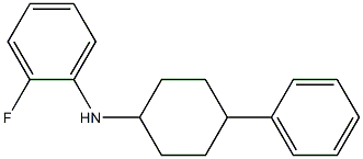 2-fluoro-N-(4-phenylcyclohexyl)aniline Structure