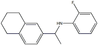 2-fluoro-N-[1-(5,6,7,8-tetrahydronaphthalen-2-yl)ethyl]aniline Structure