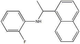 2-fluoro-N-[1-(naphthalen-1-yl)ethyl]aniline Struktur