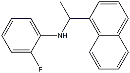 2-fluoro-N-[1-(naphthalen-1-yl)ethyl]aniline Structure