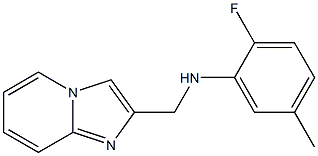 2-fluoro-N-{imidazo[1,2-a]pyridin-2-ylmethyl}-5-methylaniline