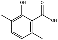 2-hydroxy-3,6-dimethylbenzoic acid Struktur