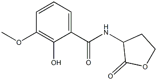  2-hydroxy-3-methoxy-N-(2-oxooxolan-3-yl)benzamide