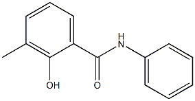 2-hydroxy-3-methyl-N-phenylbenzamide 化学構造式