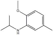 2-methoxy-5-methyl-N-(propan-2-yl)aniline 化学構造式