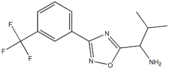  2-methyl-1-{3-[3-(trifluoromethyl)phenyl]-1,2,4-oxadiazol-5-yl}propan-1-amine