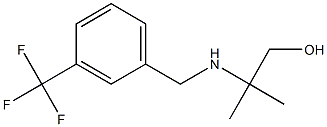 2-methyl-2-({[3-(trifluoromethyl)phenyl]methyl}amino)propan-1-ol,,结构式