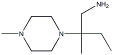 2-methyl-2-(4-methylpiperazin-1-yl)butan-1-amine Structure