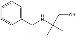 2-methyl-2-[(1-phenylethyl)amino]propan-1-ol Struktur