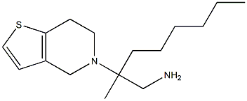 2-methyl-2-{4H,5H,6H,7H-thieno[3,2-c]pyridin-5-yl}octan-1-amine,,结构式