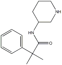 2-methyl-2-phenyl-N-(piperidin-3-yl)propanamide|