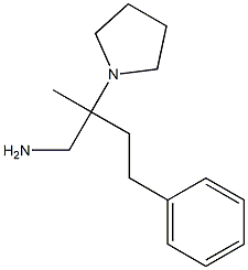 2-methyl-4-phenyl-2-pyrrolidin-1-ylbutan-1-amine