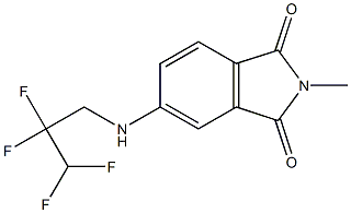  2-methyl-5-[(2,2,3,3-tetrafluoropropyl)amino]-2,3-dihydro-1H-isoindole-1,3-dione