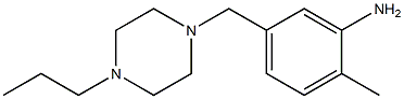 2-methyl-5-[(4-propylpiperazin-1-yl)methyl]aniline