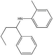 2-methyl-N-(1-phenylbutyl)aniline,,结构式