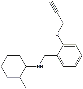 2-methyl-N-{[2-(prop-2-yn-1-yloxy)phenyl]methyl}cyclohexan-1-amine