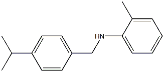 2-methyl-N-{[4-(propan-2-yl)phenyl]methyl}aniline